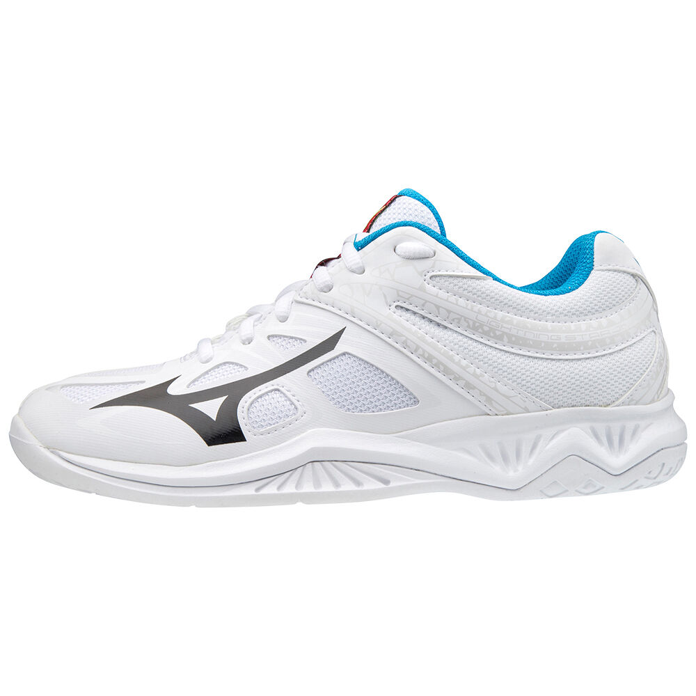 Mizuno Men's Lightning Star Z5 Volleyball Shoes White/Black/Blue (V1GD190346-ZQL)